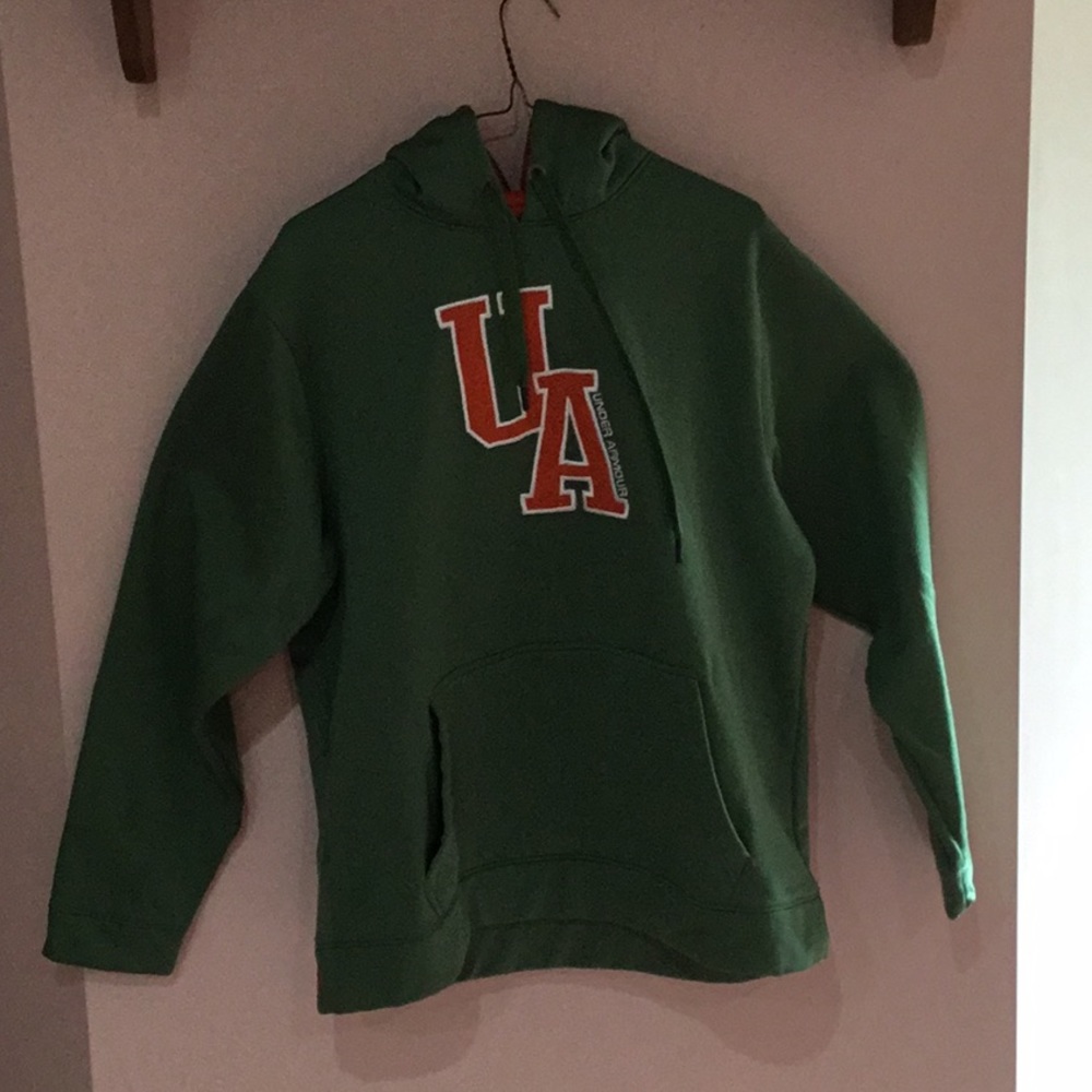 Hooded Unisex Under Armor fleeced lined sweatshirt